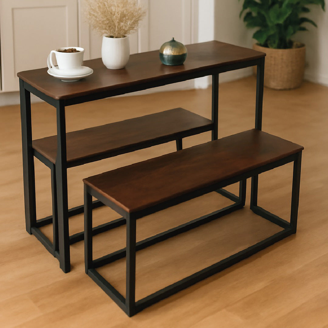 Pack de Table et Bancs Modern Suédois