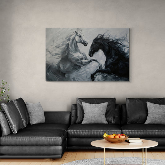 Tableau en Toile "Harmonie Équine"