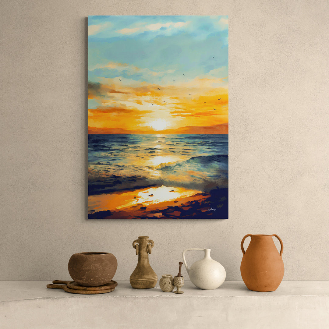 Tableau en Toile "L’Heure Dorée"