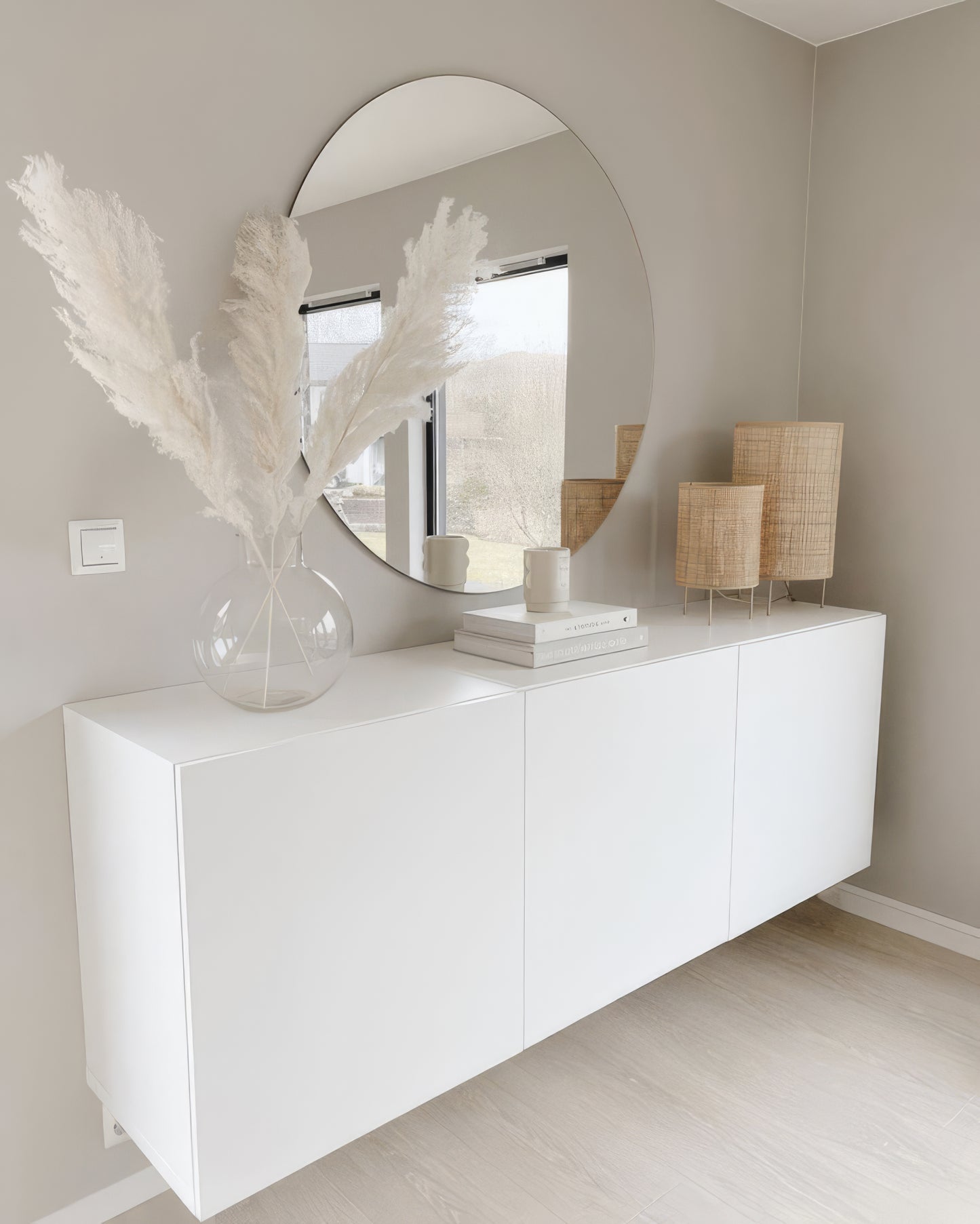 Miroir Rond Avec Touche Tactile et Éclairage LED de Diamètre 70