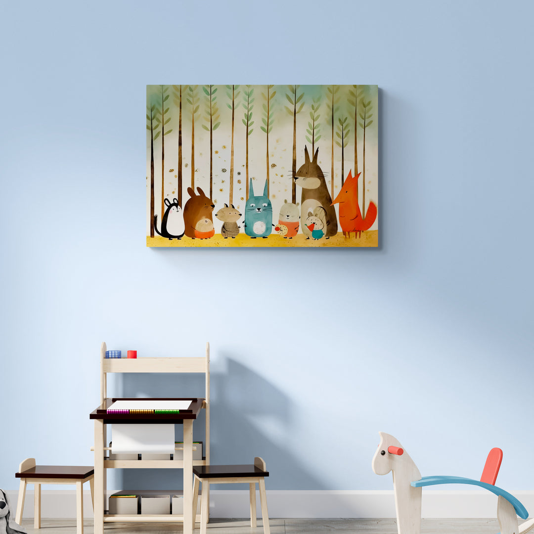 Tableau en Toile "Secret de la Forêt"