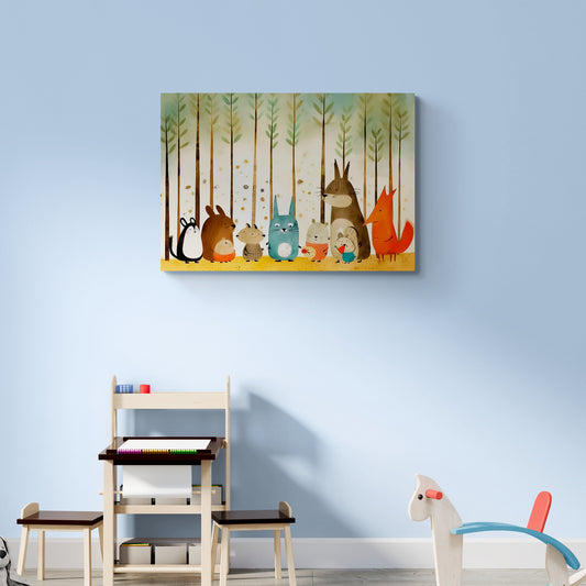 Tableau en Toile "Secret de la Forêt"