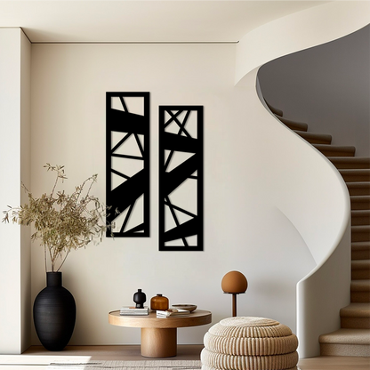 Décoration Murale en Métal Silhouette forme géometrique