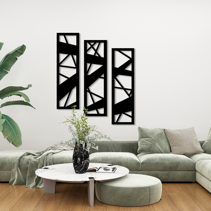 Décoration Murale en Métal Silhouette forme géometrique