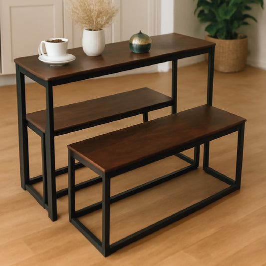 Pack de Table et Bancs Modern Suédois