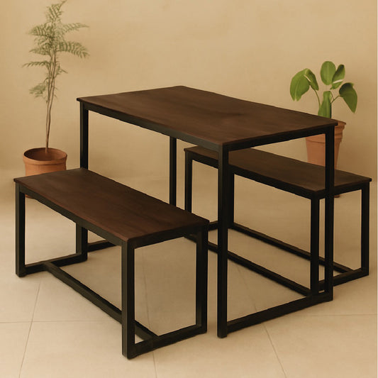 Pack de Table et Bancs Modern Suédois