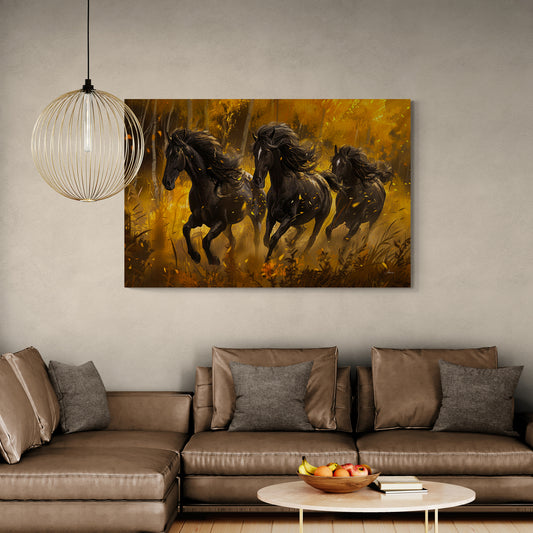Tableau en Toile "Chevaux de l’Ombre"