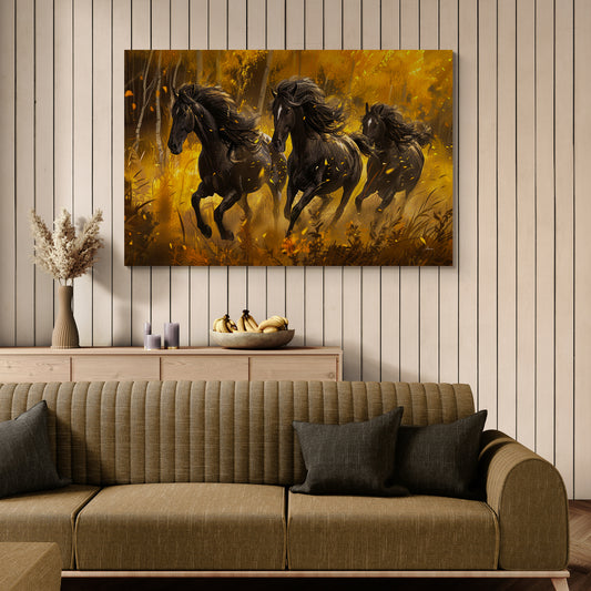 Tableau en Toile "Chevaux de l’Ombre"