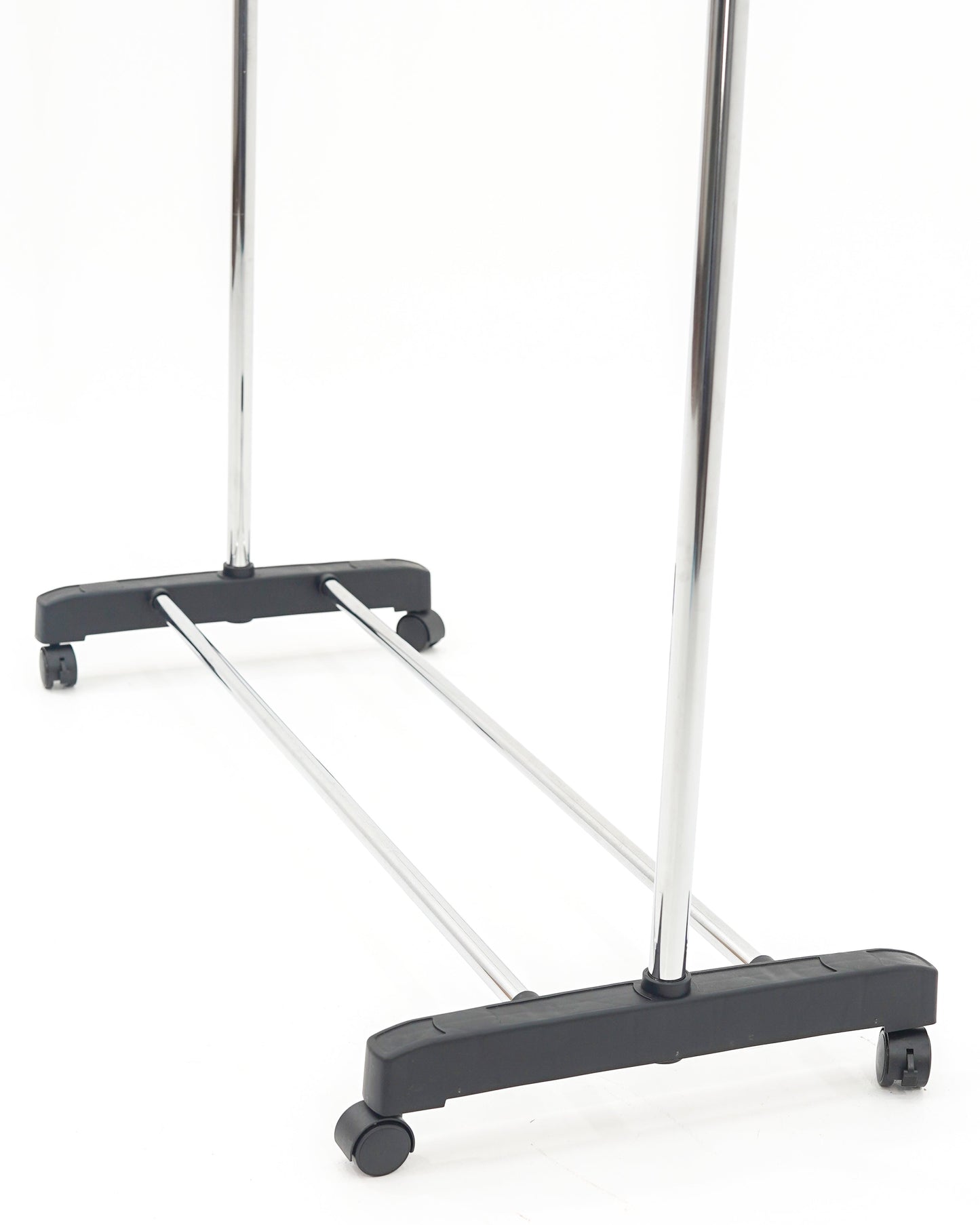 Portant Extensible à Vêtements avec Support de Chaussures