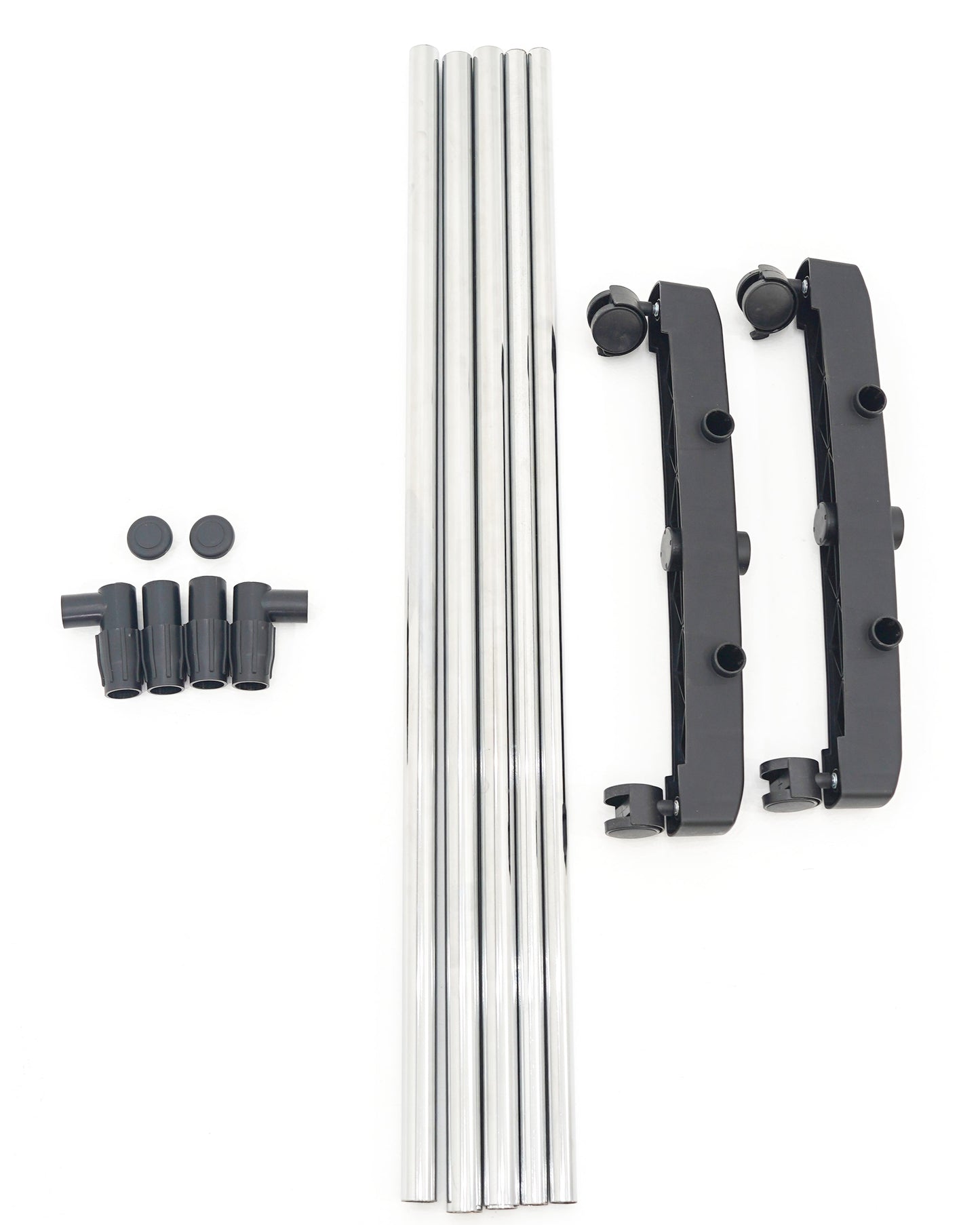 Portant Extensible à Vêtements avec Support de Chaussures