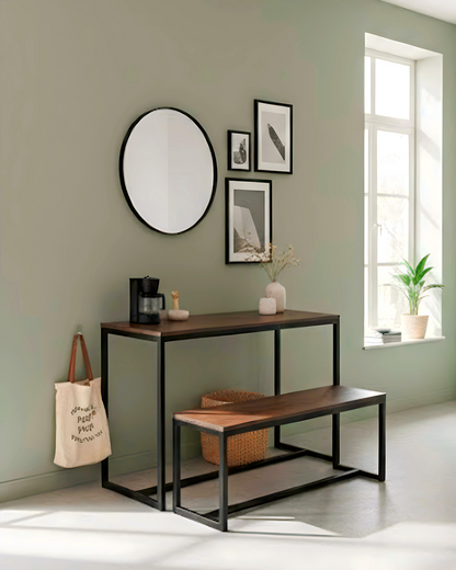 Set de 3 Table et Bancs Modern Suédois