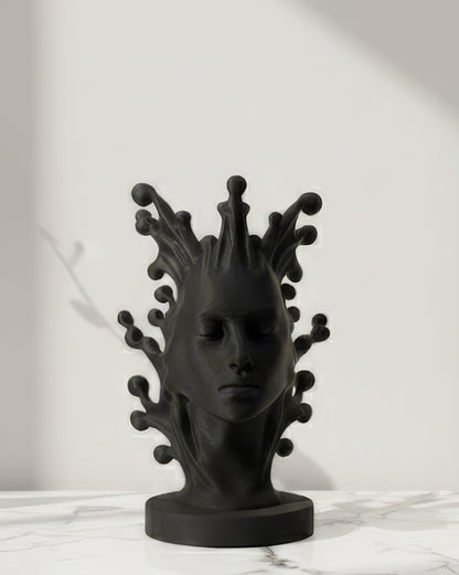 Buste Art Déco “Aura” – Sculpture & Porte-Bijoux Design