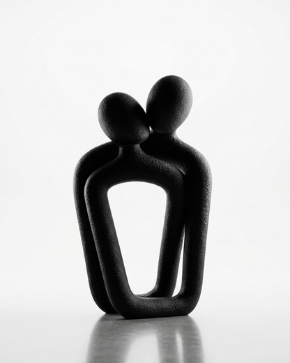 Statuette Décorative "Couple Fusionnel"