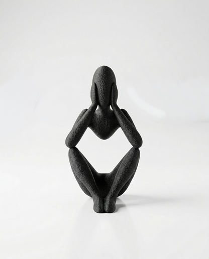Statuette Décorative “La Silhouette Méditative”