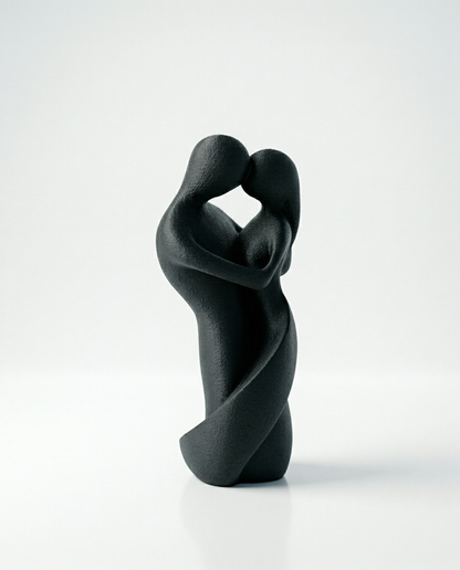 Sculpture Abstraite “L’Étreinte Éternelle”