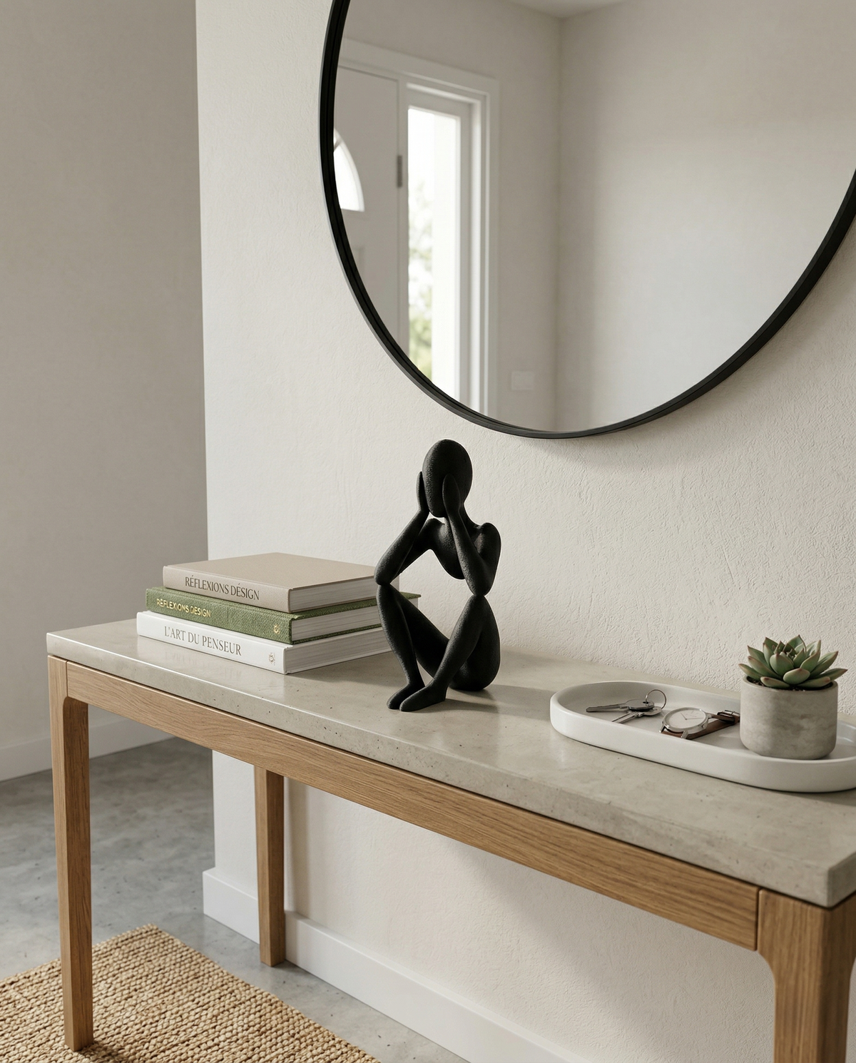 Statuette Décorative “La Silhouette Méditative”
