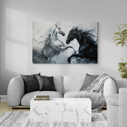 Tableau en Toile "Harmonie Équine"