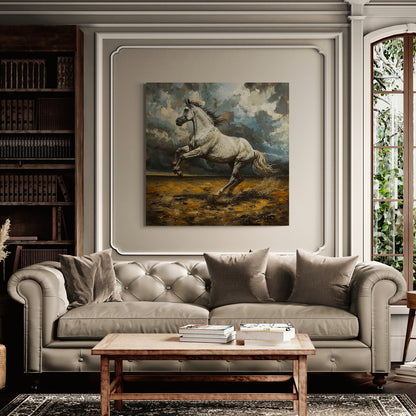 Tableau en Toile "Le Cheval Levé"