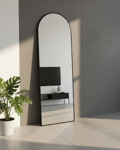 Miroir Arche Noir Élégance 180