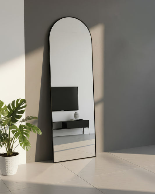 Miroir Arche Noir Élégance 180