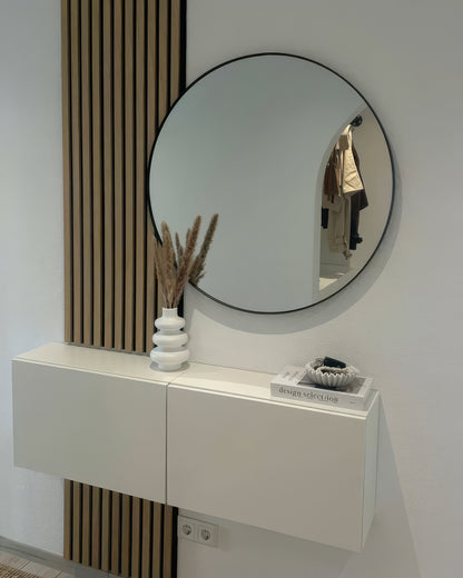 Miroir Rond Avec Cadre de Diamètre 60