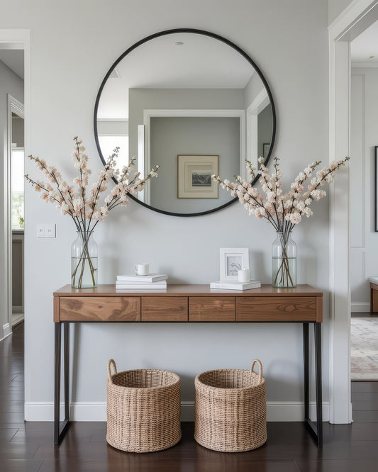 Miroir Rond Avec Cadre de Diamètre 60