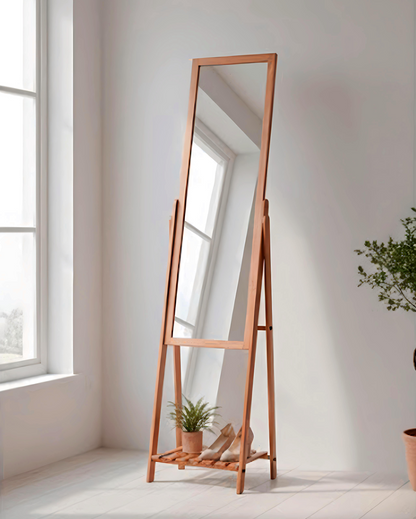 Miroir avec étagère