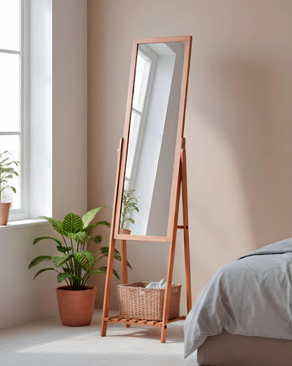 Miroir avec étagère