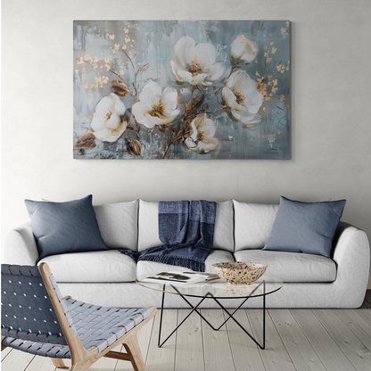 Tableau en Toile "Murmure des Fleurs"