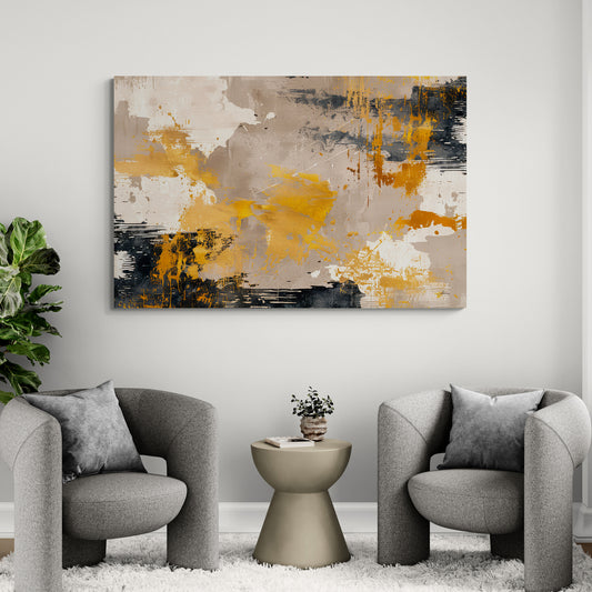 Tableau en Toile "Or dans l’Ombre"