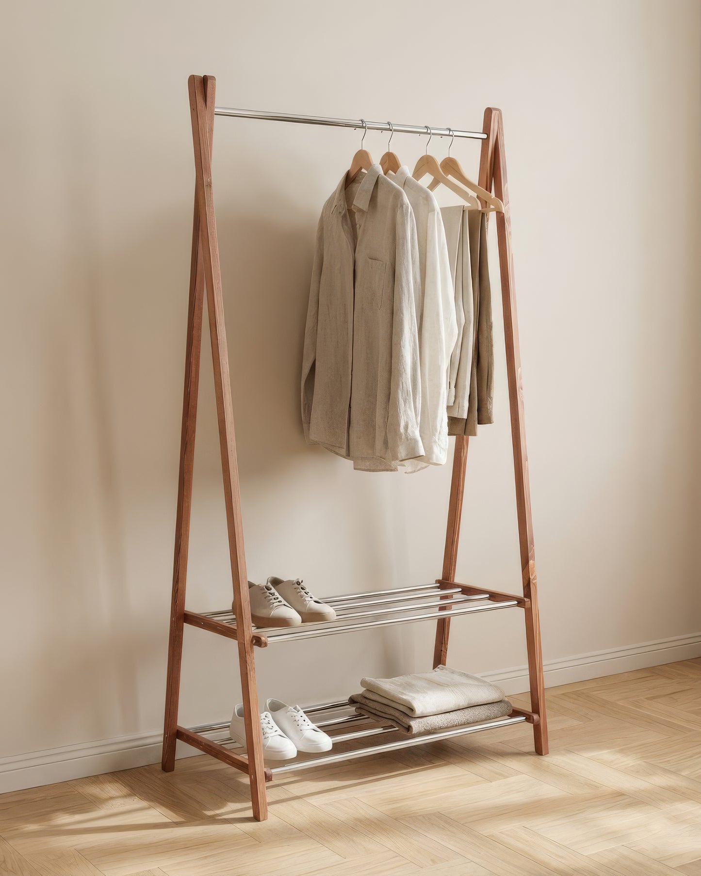 Portant Pliable Oslo Chromé