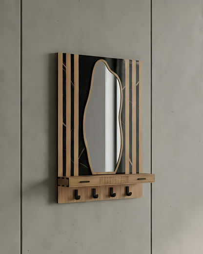 Porte-Clés Mural Mirror Casa Curve