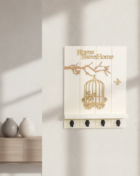 Porte-clés Murale Home Sweet Cage