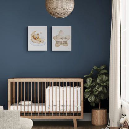 Lot de 2 Tableaux en Toile "Rêve en Nuage"