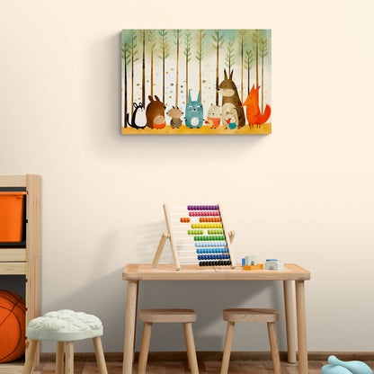 Tableau en Toile "Secret de la Forêt"