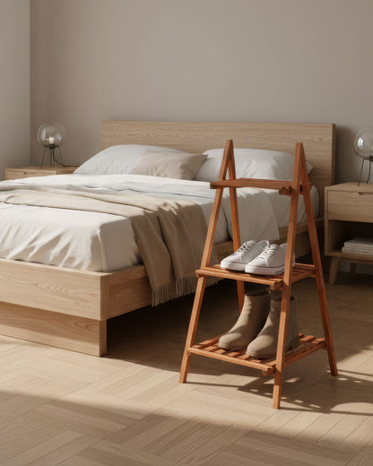 Étagère de Rangement Pyramide 3 Niveaux