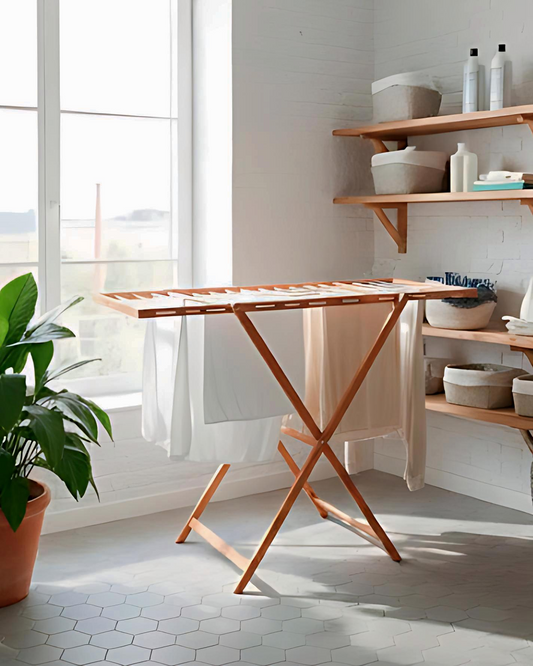Sèche-linge en Bois Pliable